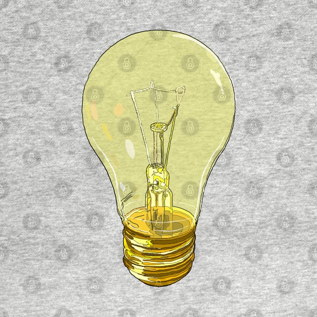 Yellow Lightbulb by M[ ]